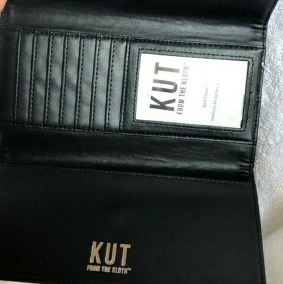 Cut from the kloth vegan stripe wallet *P1 NIB - Picture 3 of 4